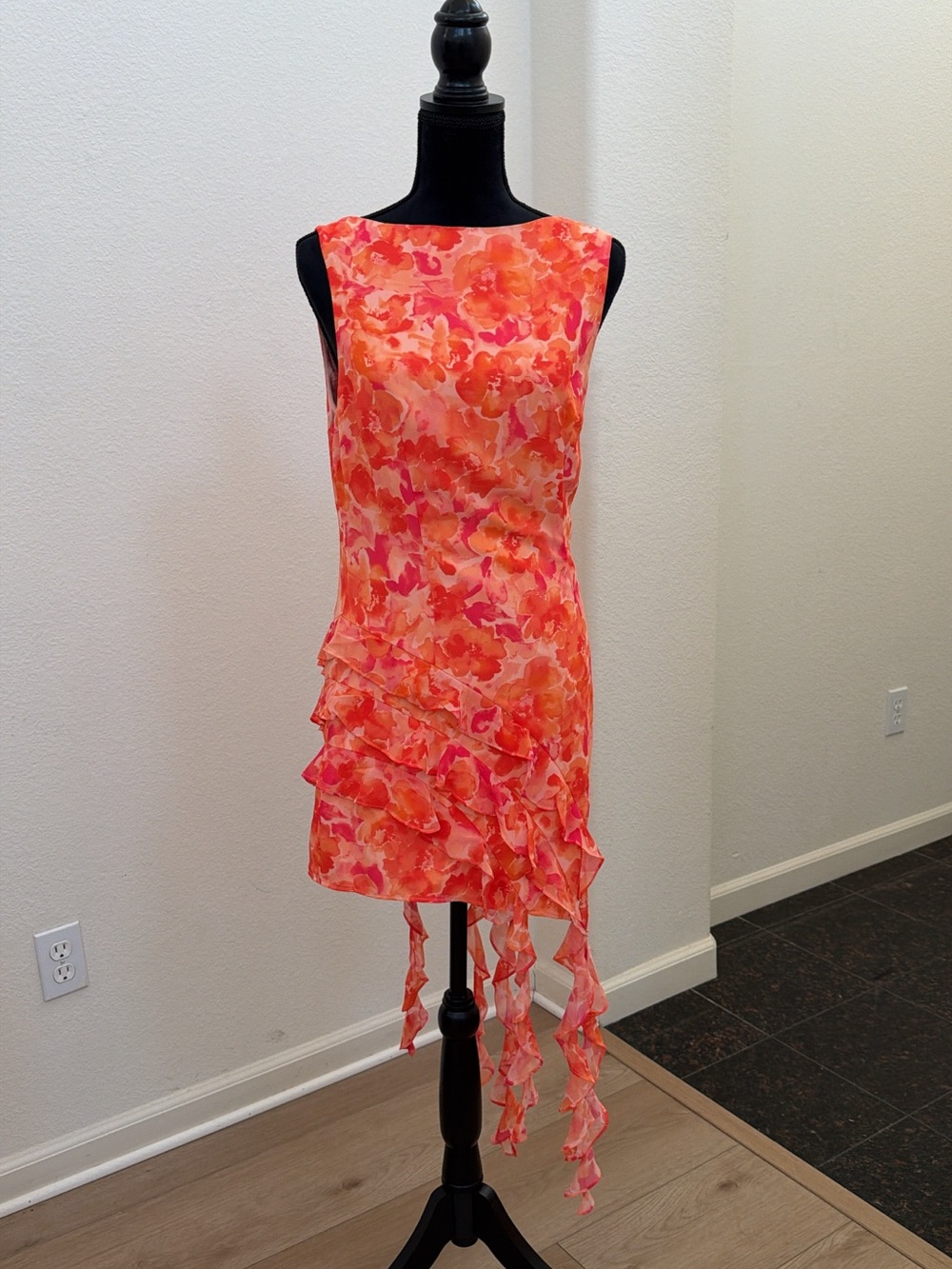 Lovers + Friends Lilo Floral Ruffle Mini Dress M NWT Revolve